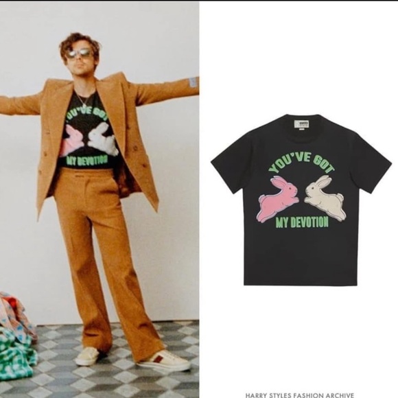 GUCCI X HARRY STYLES HA HA HA TSHIRT - XXL - Picture 2 of 3